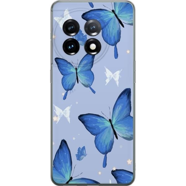 Mobildeksel til OnePlus 11 med Blå sommerfugler motiv
