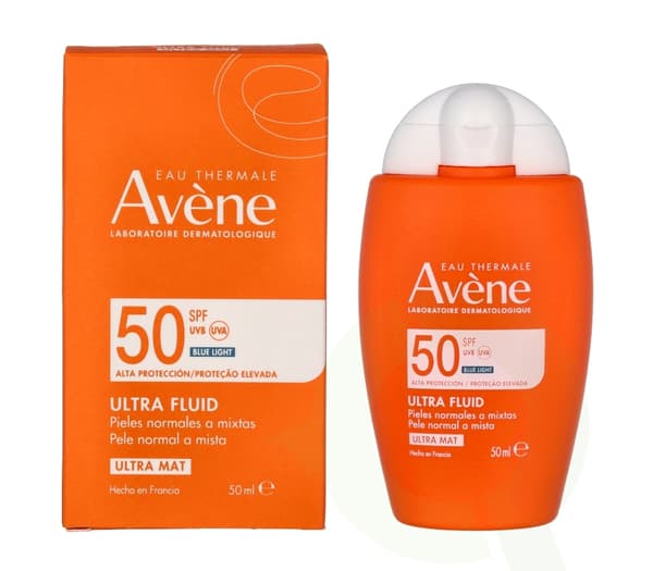 Avene Ultra Sunscreen Fluid Blue Light SPF50+ 50 ml