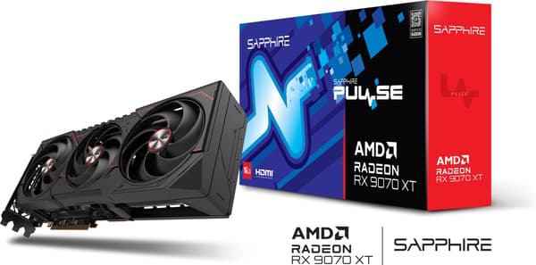 Sapphire Technologies Sapphire PULSE AMD Radeon RX 9070 XT grafikkort