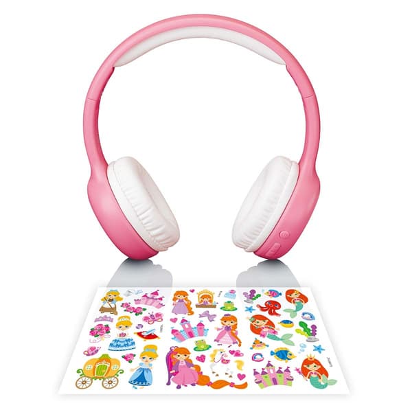 Lenco Sammenklappelige Bluetooth®-hovedtelefoner til børn Pink