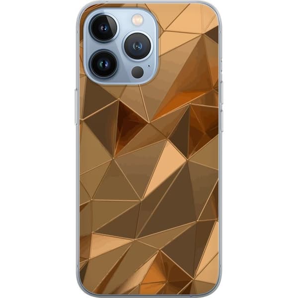 Mobildeksel til Apple iPhone 13 Pro med 3D Gull motiv