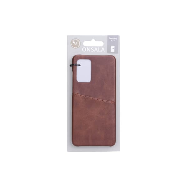 Onsala Mobilskal Samsung A52 Kortfack Brun