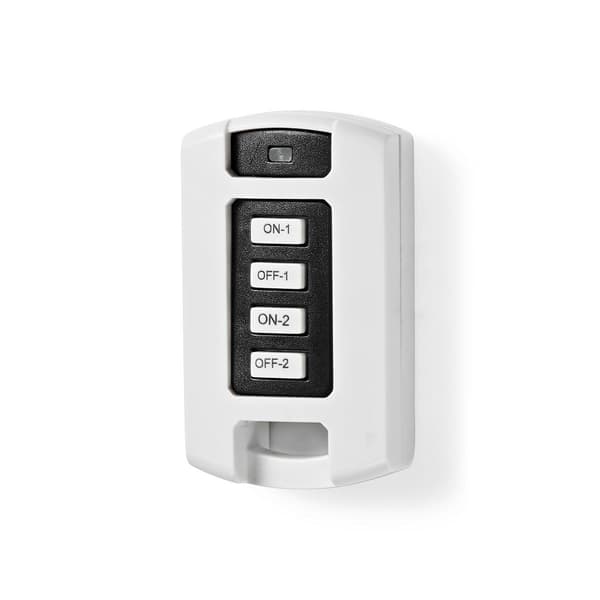 Nedis RF fjärrkontroll | 2 Kanaler | Programmerbara knappar