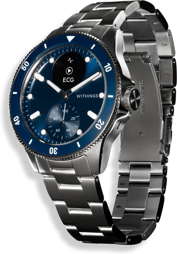 Withings Scanwatch Nova -älykello, 42 mm, sininen