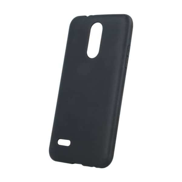 Mat TPU-etui til iPhone 16 Plus, sort