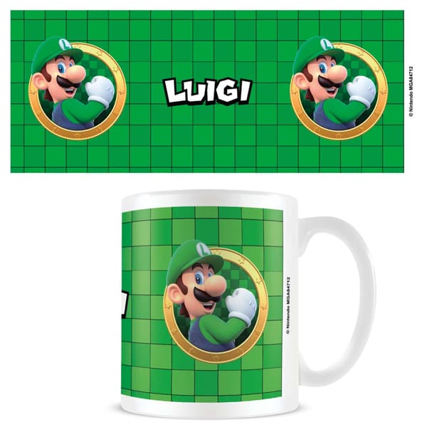 Pyramid International Mugg Super Mario (Luigi 3D Port) - Vit