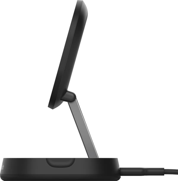 Belkin BoostCharge Pro sammenleggbar Qi2-ladestasjon, svart