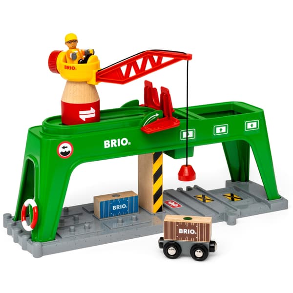 BRIO World 33996 - Konttinosturi