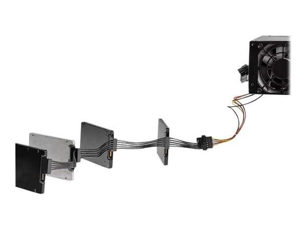 StarTech.com PYO4SATA intern strömförsörjningskabel 0,4 m
