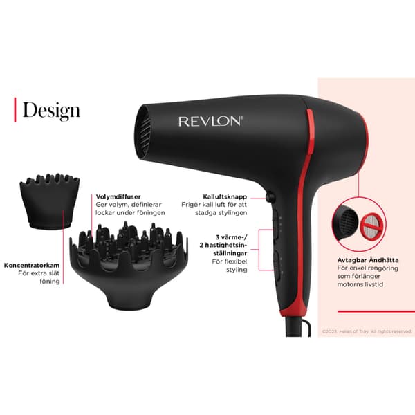 Revlon Hårføner Smoothstay RVDR5317