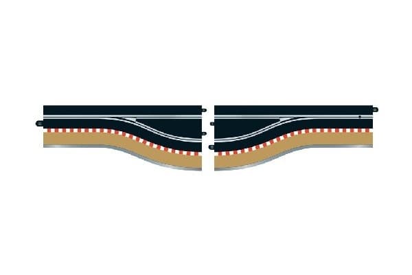 Scalextric 2stk Pit Lane - venstre