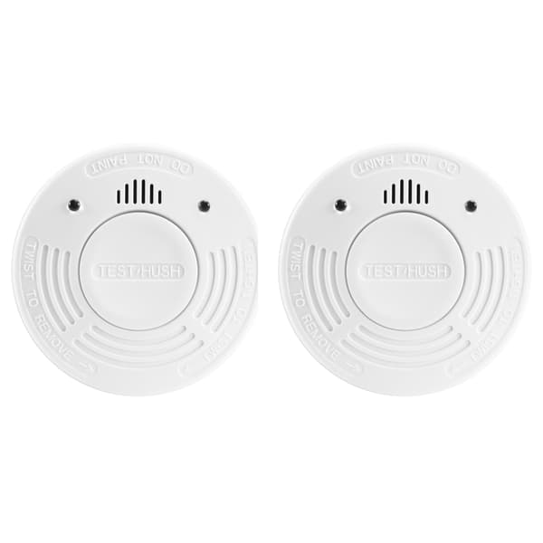 Alecto Rökdetektor med 10 års drifttid för batteri och sensor 2-pack Vit