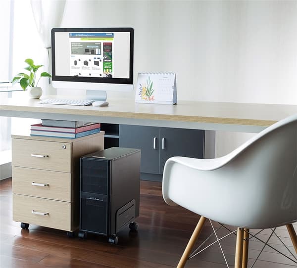 DELTACO Universal Mobile CPU Stand