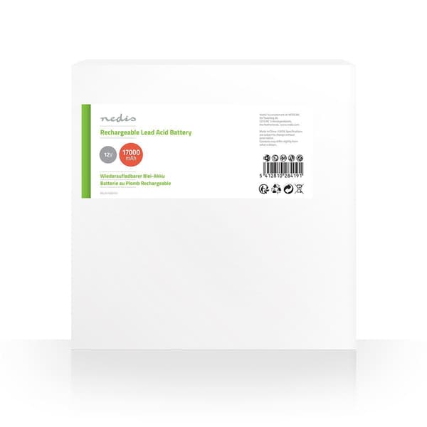 Nedis Oppladbart blybatteri | Oppladningsbar | 12 V