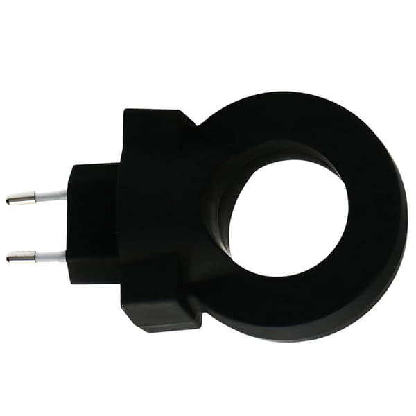 Alecto Genopladelig LED-lommelygte Sort