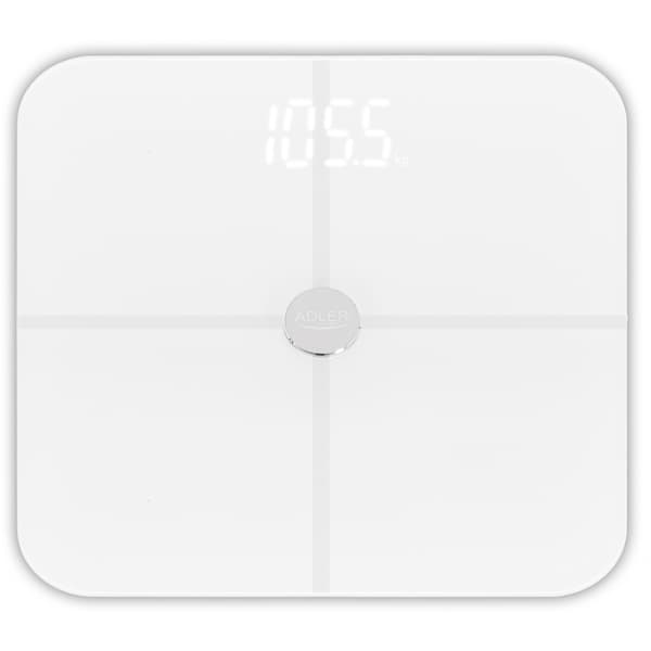 Adler AD 8187 White Smart bathroom scale