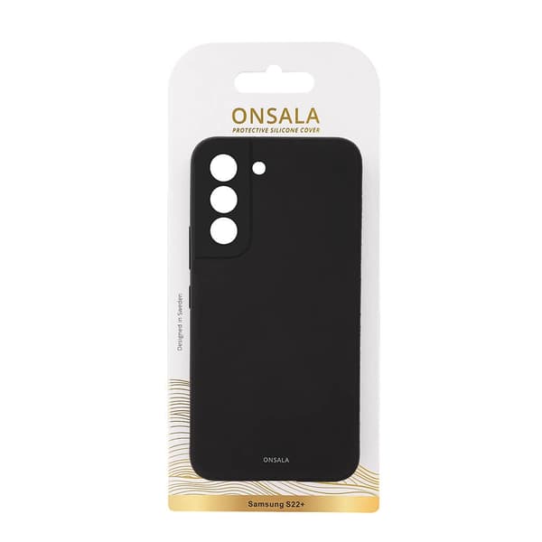 Onsala Mobildeksel Silikon Black - Samsung S22+