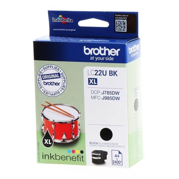 Brother Blæk LC22UBK LC-22U Sort