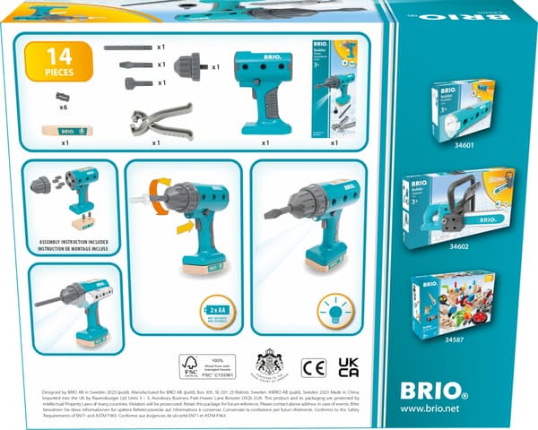 BRIO Builder 34600 -  Batteridriven skruvdragare