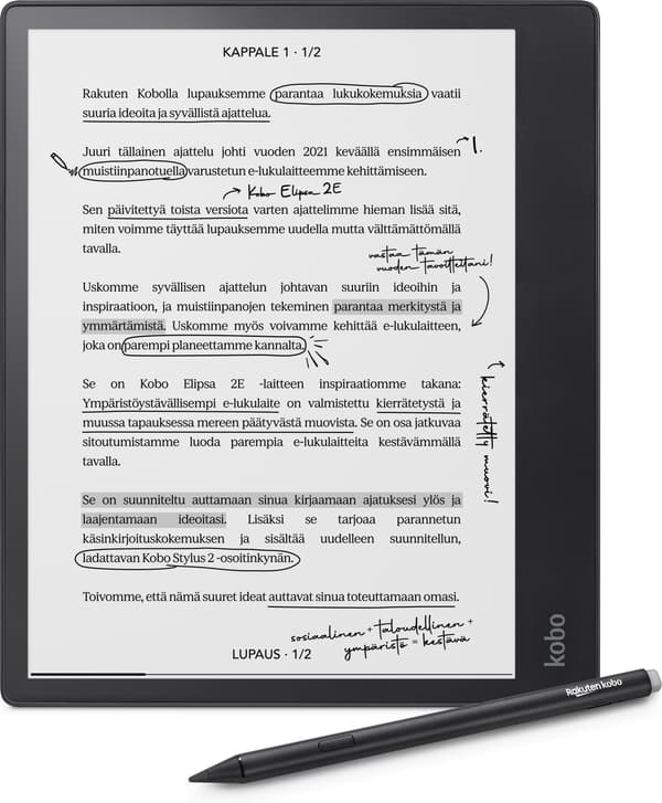 Kobo Elipsa 2E e-bokleser