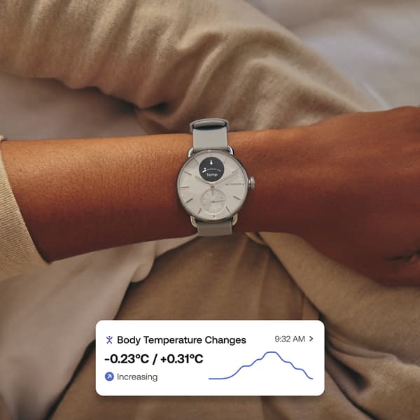 Withings Scanwatch 2 smartwatch, 38 mm, sort