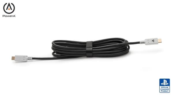 PowerA Usb-C til Usb-C-opladerkabel (Playstation 5) - 3 meter