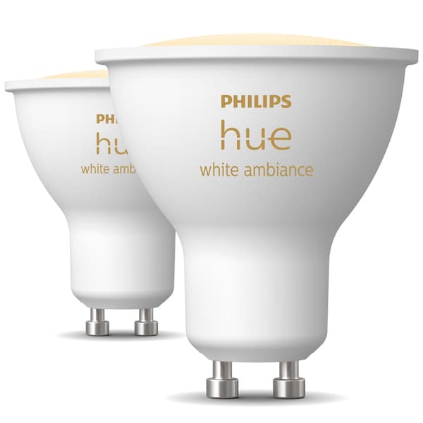 Philips Hue White Ambiance GU10 400lm 2-pack