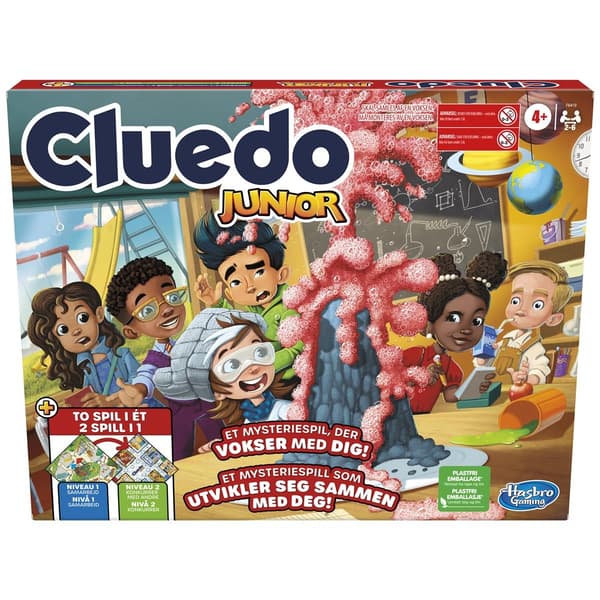 Hasbro Cluedo Junior 2 spill i 1 (DK/NO)