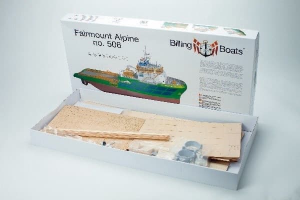 1:75 - Fairmount Alpine - Skrog i tre