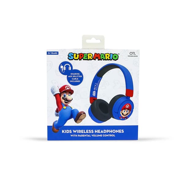 Super Mario Hörlur On-Ear Trådlös 85dB/95dB
