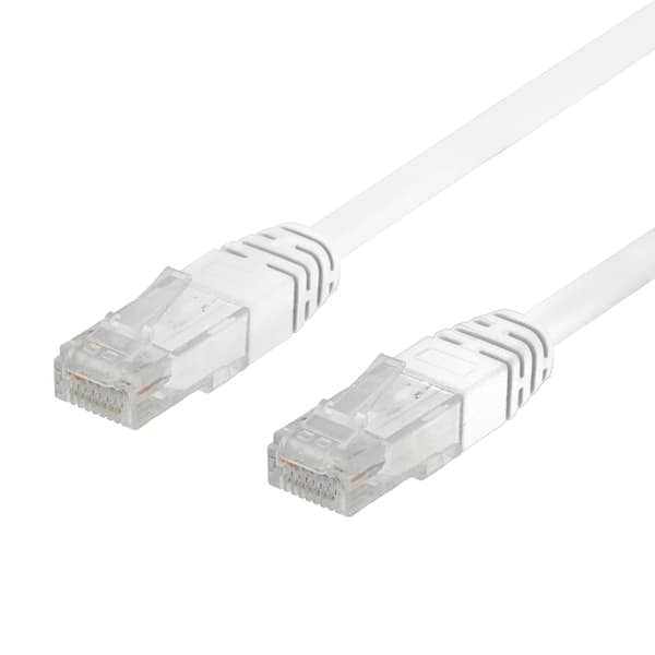 Deltaco 50-pack U/UTP Cat6 patch c., 0,3m, Delta-certif, LSZH, white