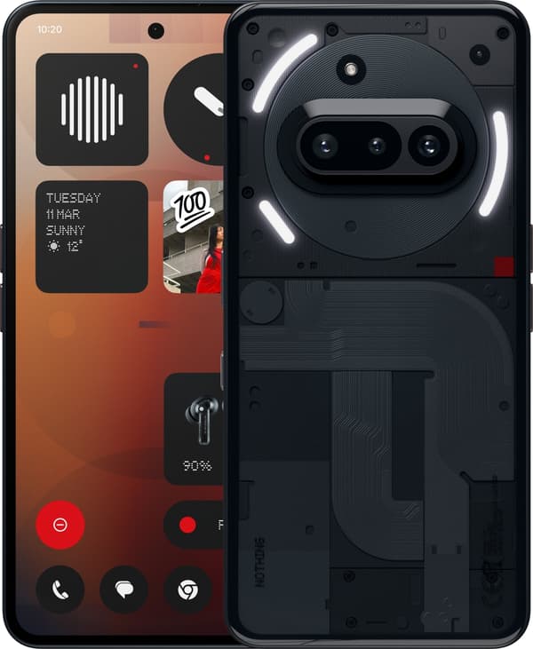 Nothing Phone (3a) telefon, 128/8 GB, sort