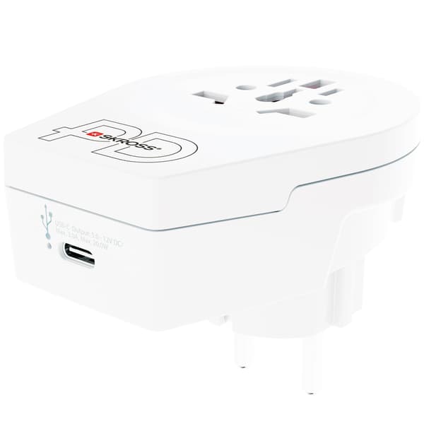 SKROSS C20PD Reseadapter Europa USB-C PD 20W