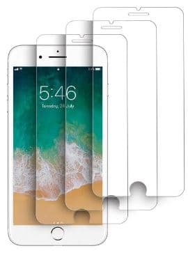 3-pakning Skærmbeskyttelse til iPhone SE/8/7/6/6S