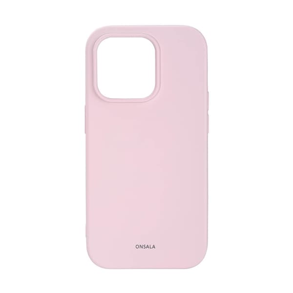 Onsala Mobildeksel Silikon Chalk Pink - iPhone 14 Pro