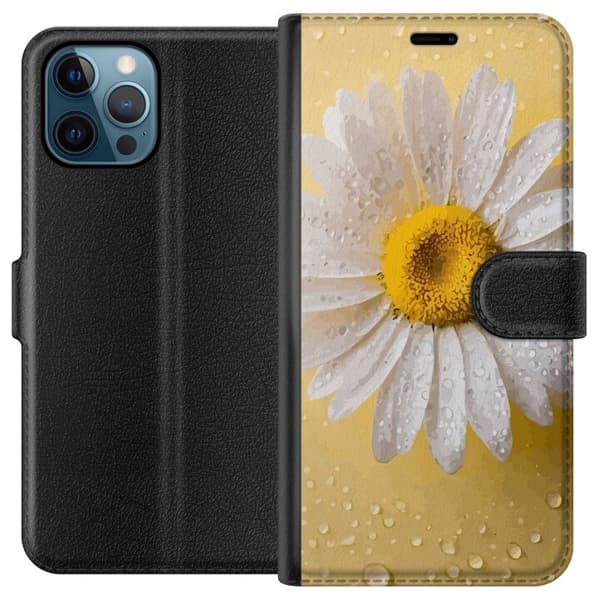 Plånboksfodral till Apple iPhone 12 Pro med Porslinsblomma motiv