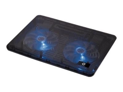 Conceptronic CNBCOOLPAD2F kylningsdynor för bärbara datorer 43,2 cm (17") Svart