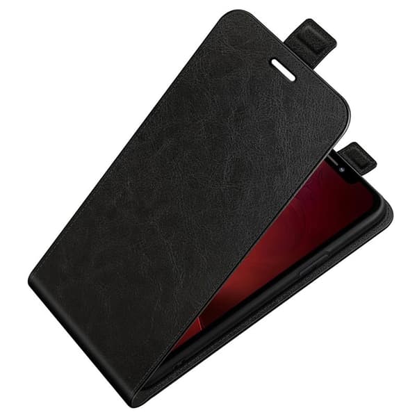 Flipfodral i PU-läder för iPhone 13 Pro Max, Svart