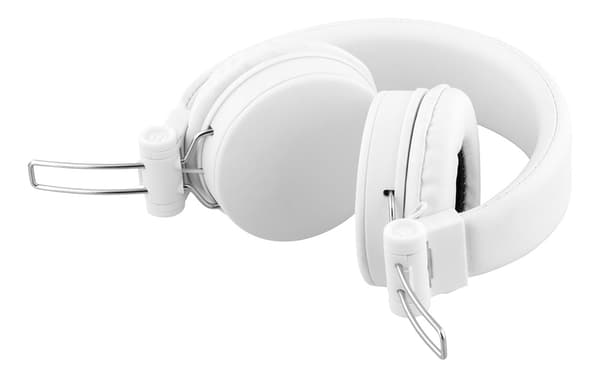 STREETZ headset for smartphone, microphone, 1-button, 1,5m, white