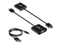Club 3D Videointerfaceomformer HDMI / VGA Sort