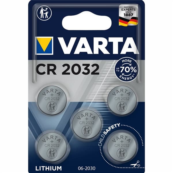 Varta CR2032 3V litium knappcellebatterier