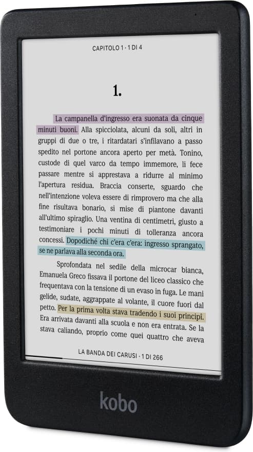 Kobo Clara Colour 6" e-bokleser, svart