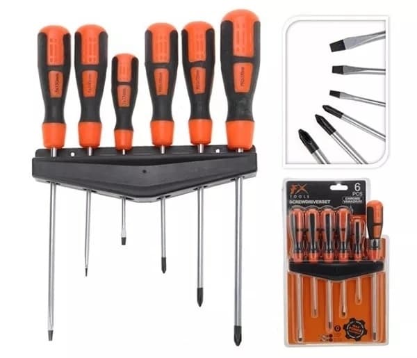 FX Tools ruuvimeisselisarja, 6 kpl
