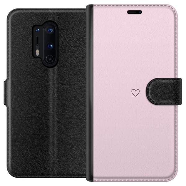 Tegnebogsetui til OnePlus 8 Pro med Hjerte motiv