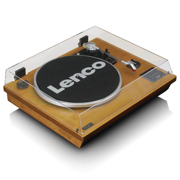 Lenco Platespiller med Bluetooth®, USB MP3-koder, høyttalere Wood