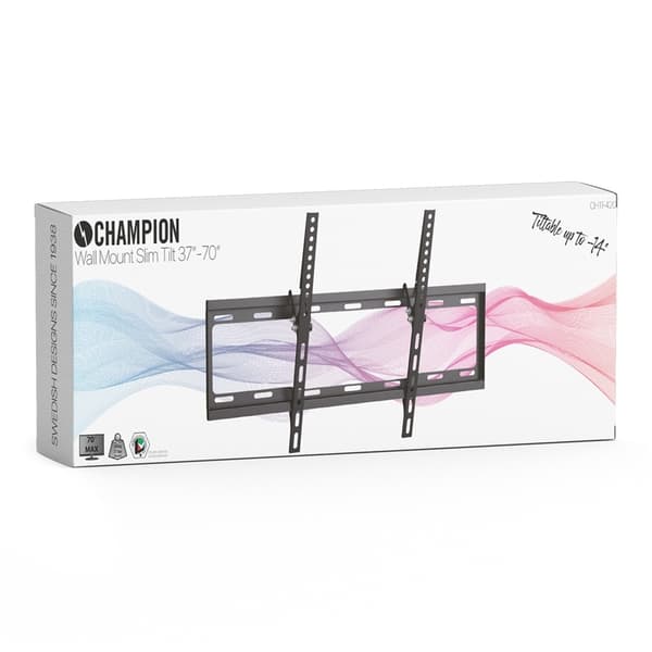 Champion Väggfäste Slim Tilt 37"-70