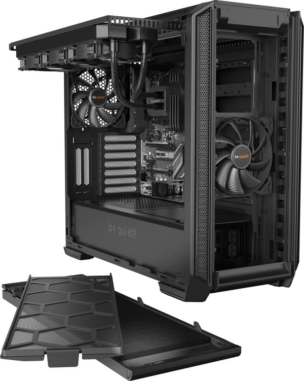 Be Quiet! Silent Base 601 ATX-kabinett, svart