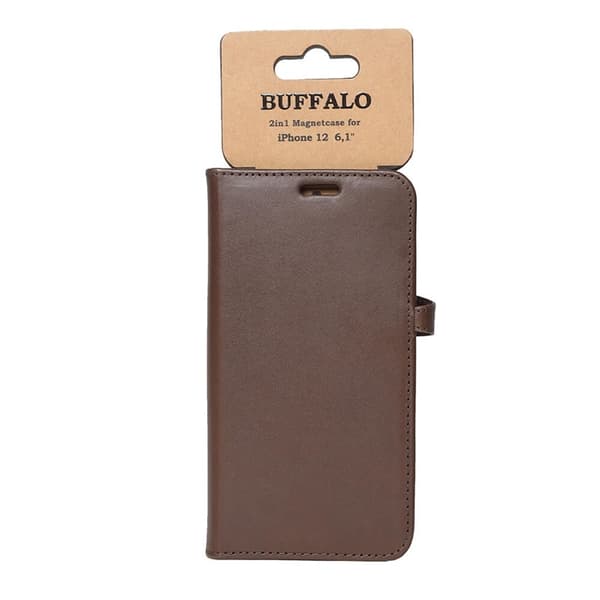 Buffalo Lompakko iPhone 12  / 12 Pro Ruskea