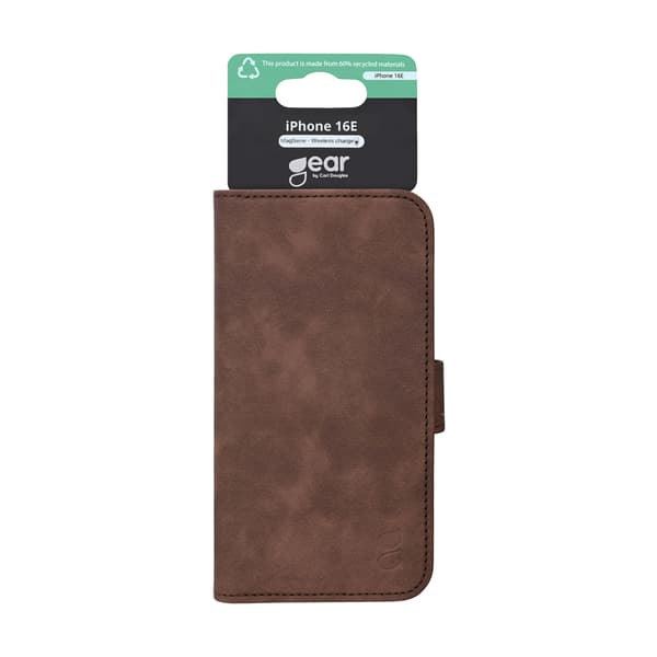 Gear Wallet Classic 3 Kort Brun - iPhone 16e/17e