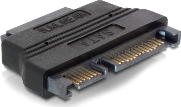 DeLOCK adapter SATA+ström(15+7) - Slim SATA+ström(7+6), ha-ho